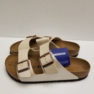 Birkenstock Arizona Graceful Pearl White